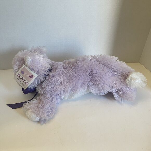 Boyds Bears & Friends Taffy Purple Kitty Cat Plush Soft Toy Stuffed Animal - Picture 2 of 6